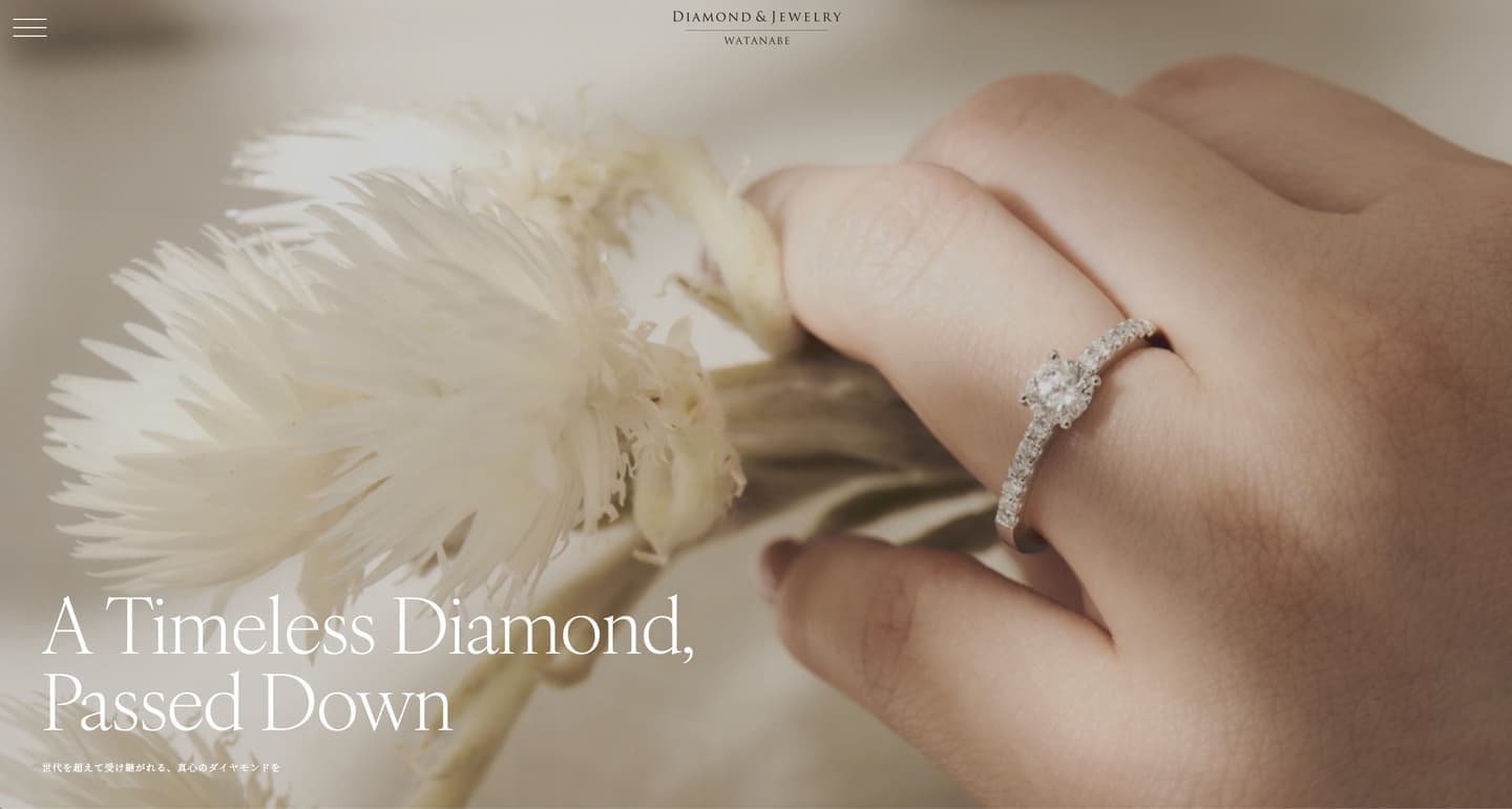 大阪 ジュエリー ECサイト用撮影 グラフフォトスタジオ