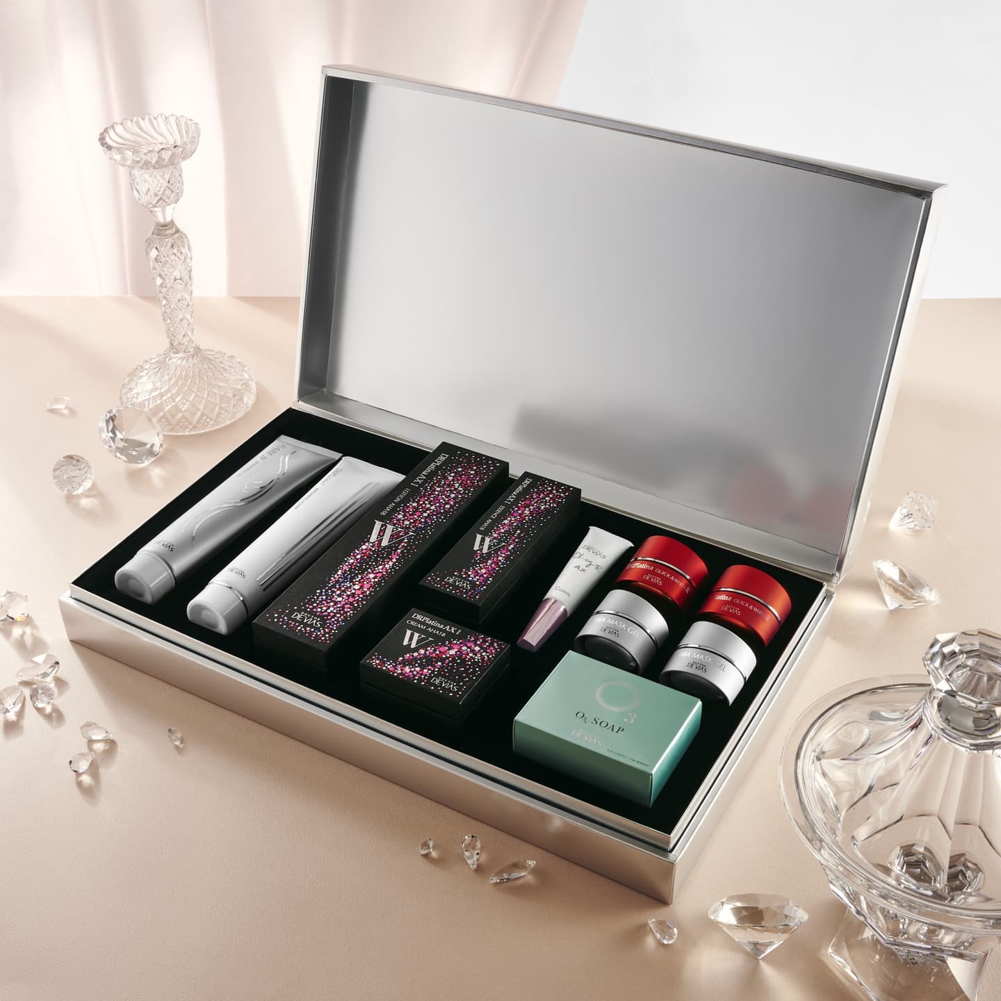 化粧品メーカーの特別な商品セットの写真